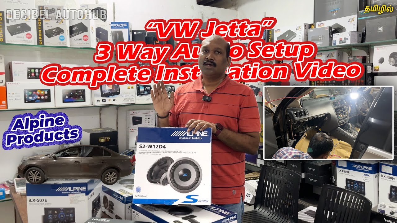 3 Way Audio Setup Complete "அல்பைன்" Products | Installation video | Alpine Speakers | Nakamichi DSP