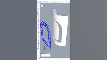 Learn how to create a window around  the curved wall in Sketchup using Shape bender plugin #sketchup