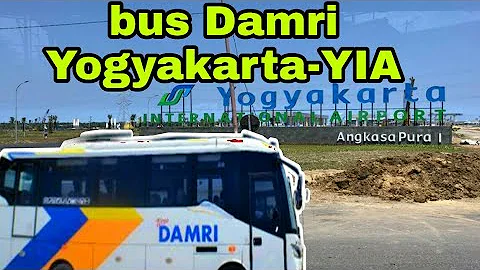 Bus DAMRI Jurusan Bandara YIA - Terminal Giwangan Resmi Beroperasi