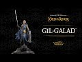 The lord of the rings  gilgalad 16 scale statue by wt workshop collectibles