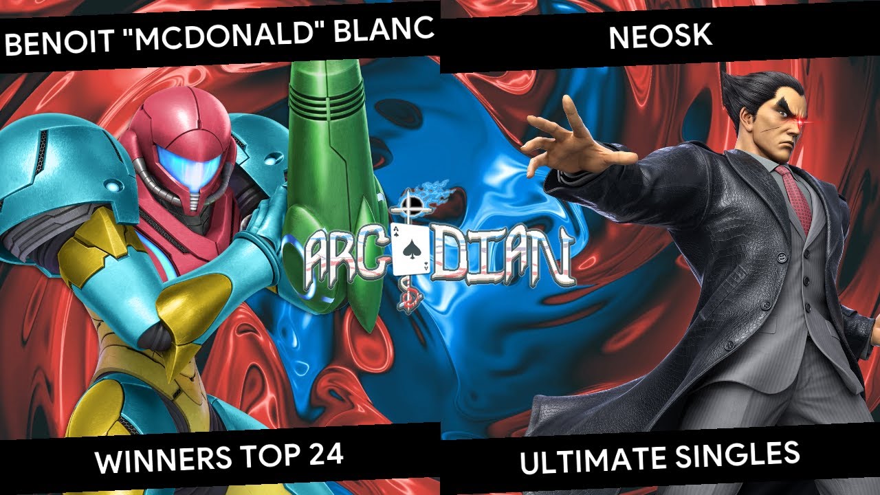 New England Ultimate Arcadian 2025 - Benoit "McDonald" Blanc (Samus) vs NeoSK (Kaz) - Winners Top 24