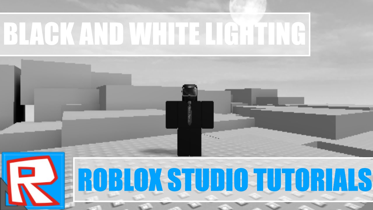 How To Make Your Roblox Game Look Black And White Roblox Studio 2016 Youtube - roblox black and white images