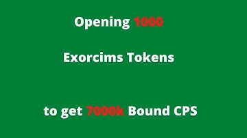 Conquer Online - Opening 1000 Exorcims Tokens to get 7k Bound CPS