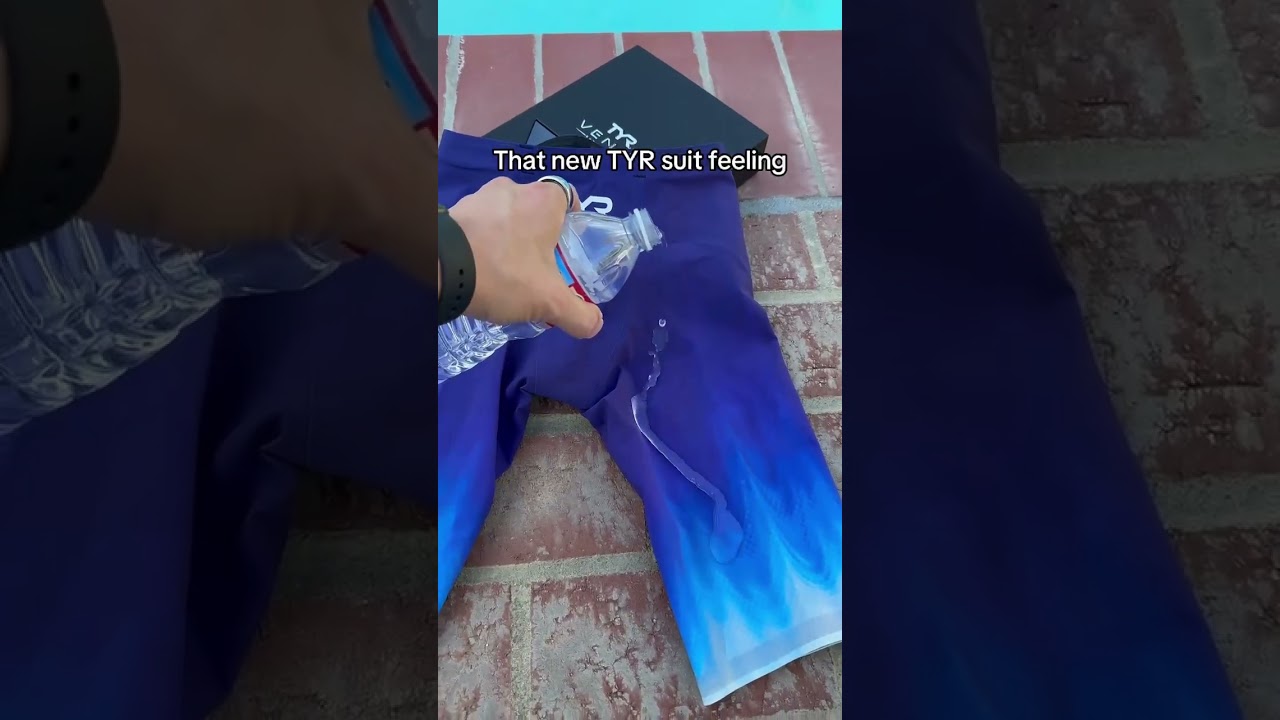 POV: When you get a new TYR tech suit from SwimOutlet! 🤩💧