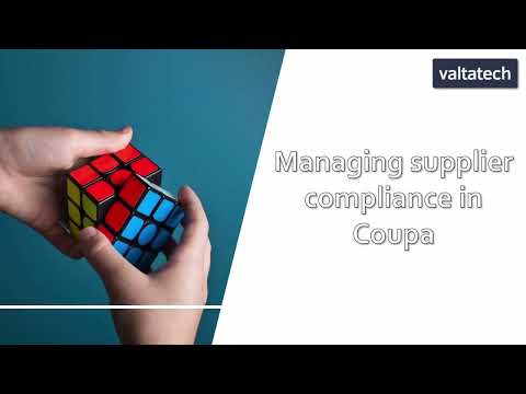 How is supplier compliance managed in Coupa?