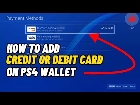 How To Add Credit Card / Debit Card Details In PS4 Pro Or PS4 Console Simple Method