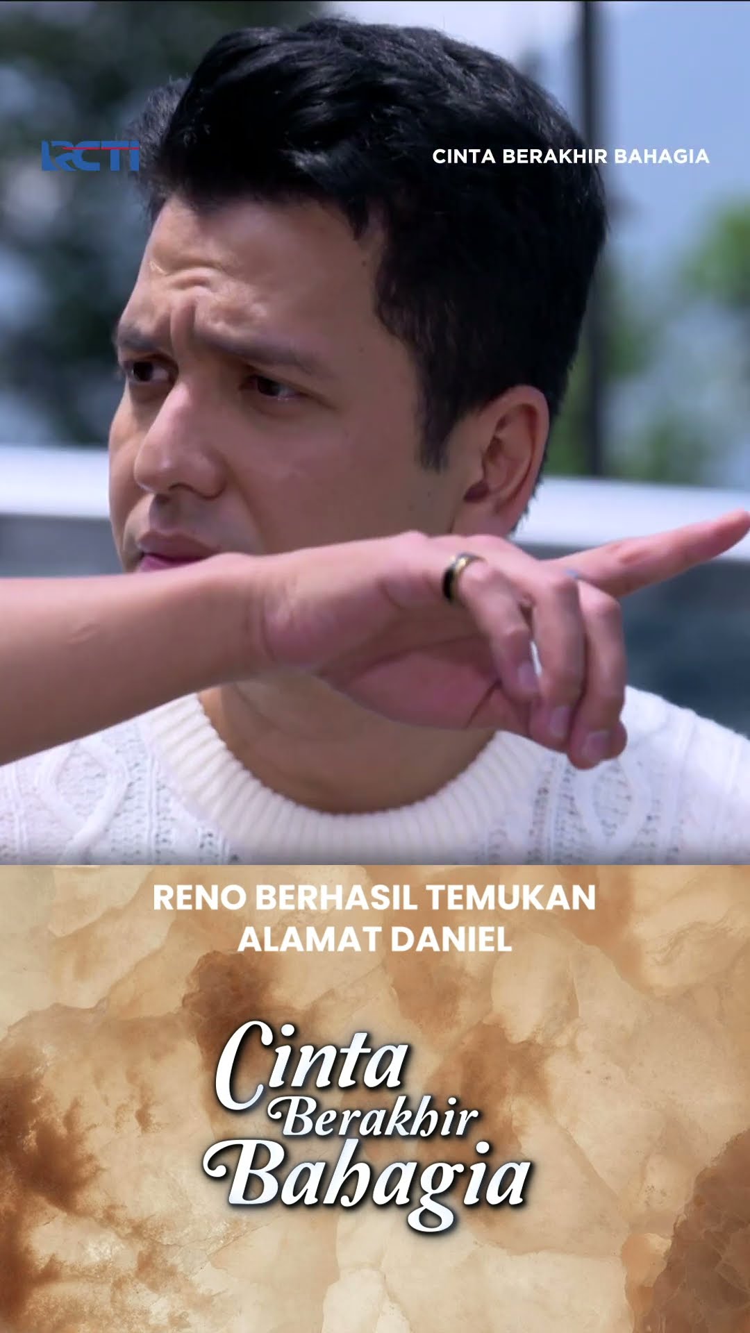 Reno Berhasil Temukan Alamat Daniel #Rcti #Cintaberakhirbahagia #shorts