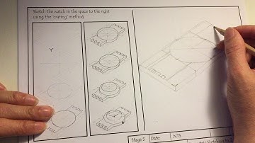 Isometric sketching 2 - Watch