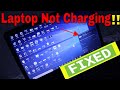 Dell laptop not charging "plugged in not charging" problem Solved