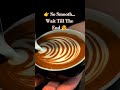 Perfect Ripple Latte Art  Watch This Smooth Pour 😍☕ #baristalife #barista #coffeeart #coffeelover
