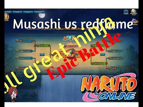 Naruto Online: Space Time Musashi vs Redflame