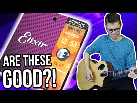 Are Coated Acoustic Strings Any Good?! || Elixir Nanoweb Impressions