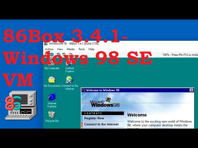 86Box - Windows 98 SE VM setup and installation - YouTube