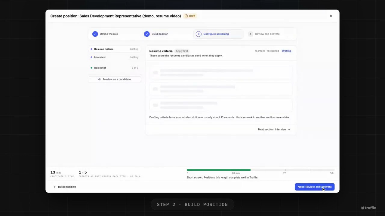 Video thumbnail: How to screen resumes with AI against your own criteria