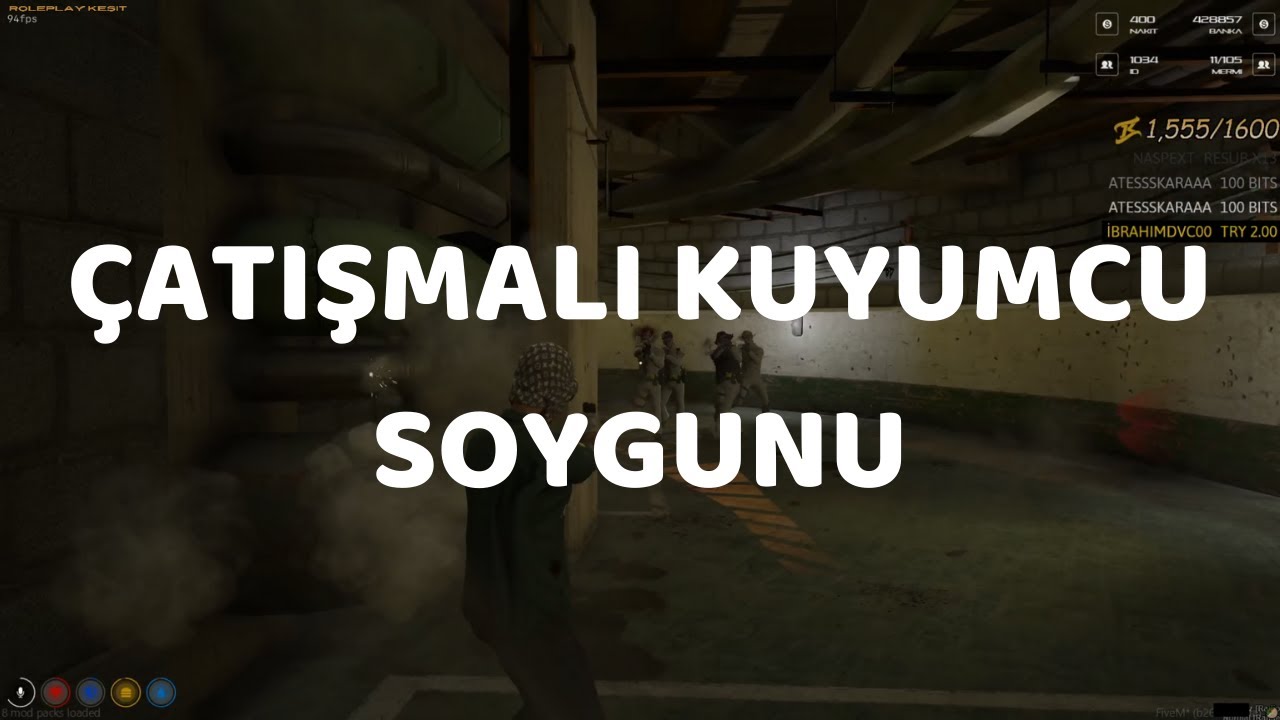 ERDAL SARSILMAZ - ÇATIŞMALI KUYUMCU SOYGUNU! #mdfrp
