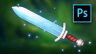 2D Sword Weapon Game Asset Design in Photoshop - full game design tutorial