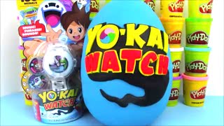 Giant Yokai Watch Surprise Egg with Video Game Toys!