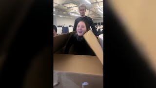 Giant Box Surprise Fail