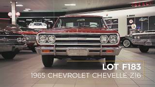1965 Chevrolet Chevelle Z16  // Lot F183  // Mecum Kissimmee 2018 60k Body Off 1965 Chevrolet Chevelle For Sale 400 W 428hp Auto Best Of Everything Just Gorgeousрџ Ґ