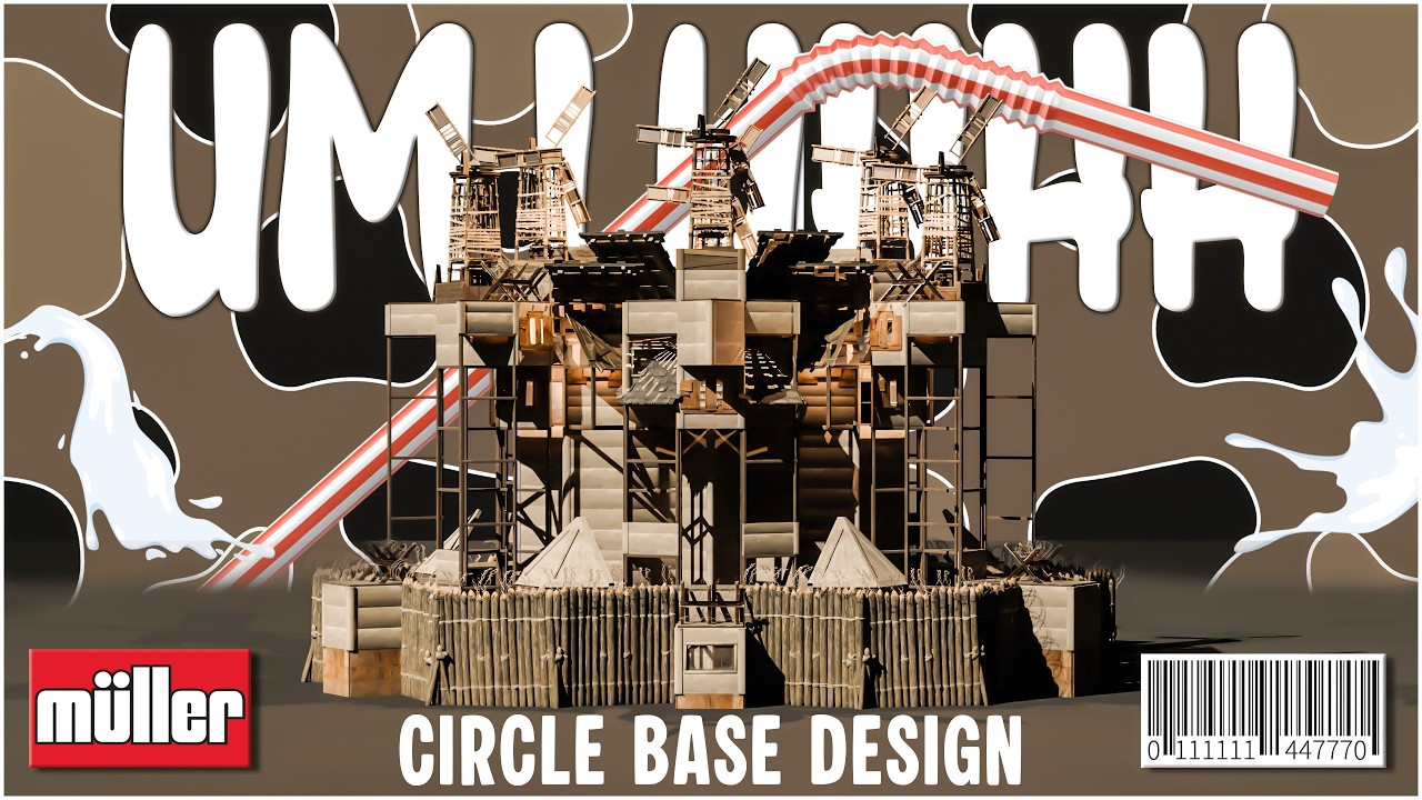 The Boulder | The BEST Group Circle Base Design 2025 | RUST Base Design ...