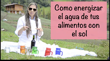 Como fazer a água solarizada?