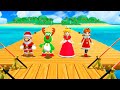 Mario Party 9 Minigames - Mario Vs Yoshi Vs Peach Vs Daisy (Master Difficulty)