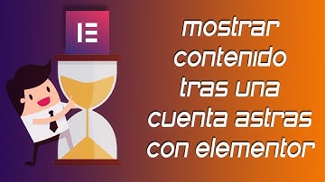 ✅ Mostrar contenido al finalizar una cuenta atrás con Elementor pro