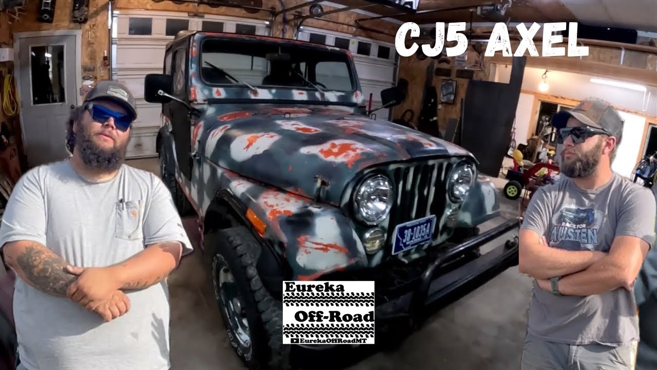 CJ5 BROKEN REAR AXLE - YouTube