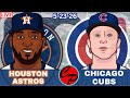 HOUSTON ASTROS vs CHICAGO CUBS MLB BASEBALL GAME 52 LIVE PLAY-BY-PLAY & REACTION