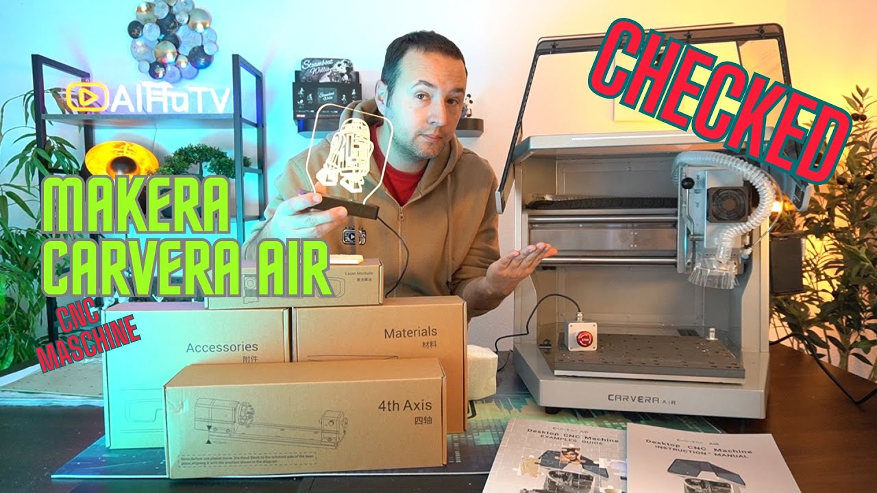 Makera Carvera Air Review – Desktop CNC Power for Your Home - YouTube
