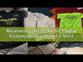 Recensione del ZENA Kit Maglia Calzoncini Fluo Padel t-Shirt Paddle World Smash Tennis Gara