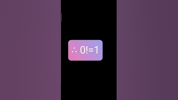 Why 0!=1???#education #shorts #mathematics #combinatorics #factorial #proof
