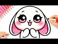 HOW TO DRAW A CUTE RABBIT EASY ????????