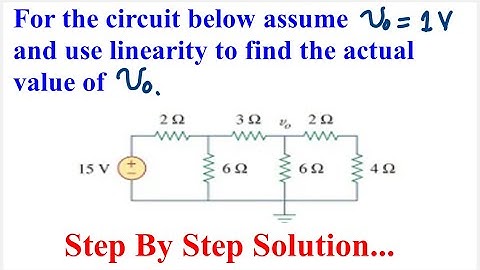 Circuit Theorems _ Linearity Property