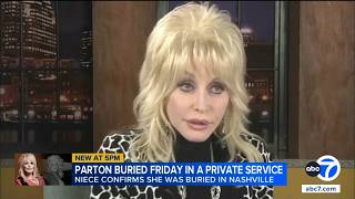 Dolly Parton laid to rest in private Nashville burial @ABC7
