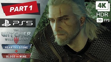 Intro - The Witcher 3: Wild Hunt + DLC | 2021 Gameplay Walkthrough [PS5 4K] | Part 1