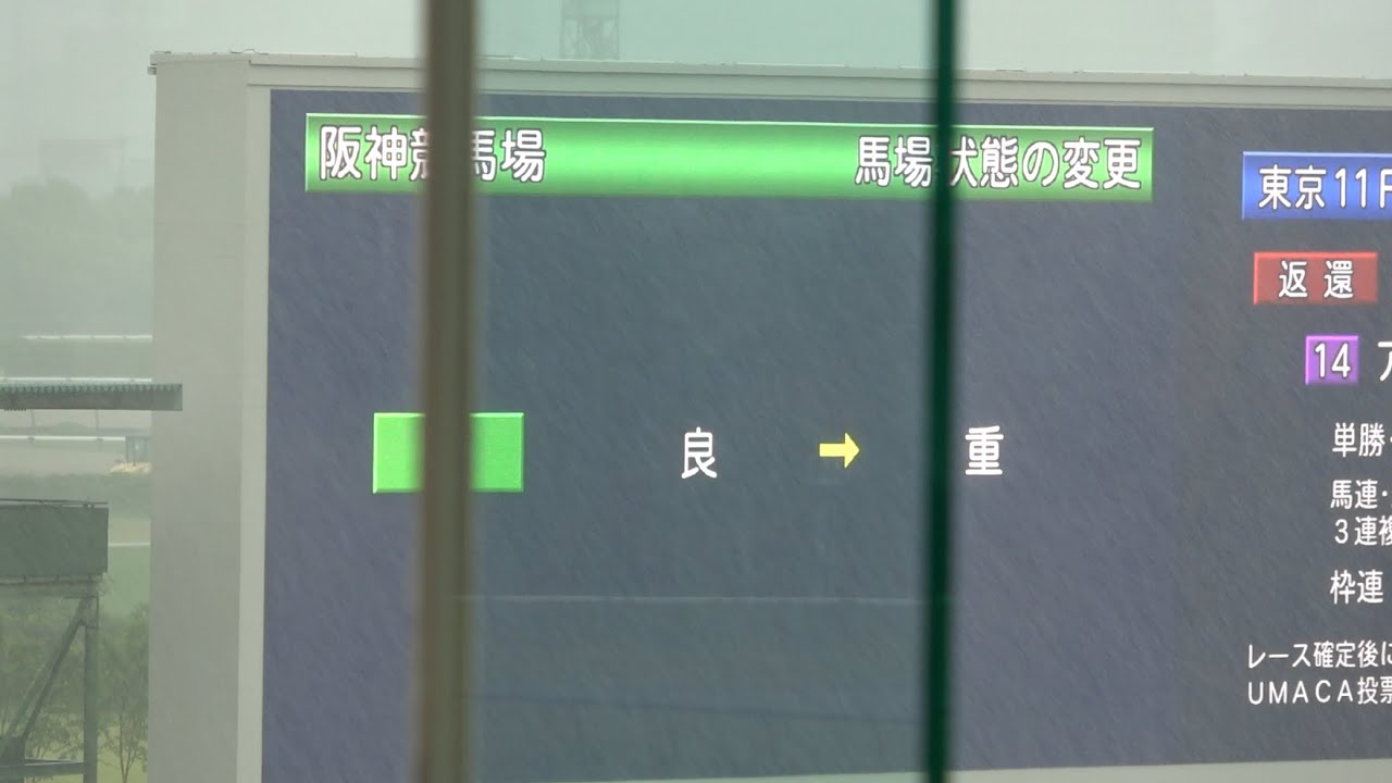 現地 本馬場入場】2026 G1 宝塚記念 ザ・チャンピオン 突然の豪雨で良