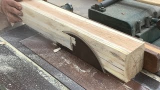 Woodworking Skills - Making Dangerous Wood With Primitive Machinery And Equipment