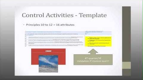 2013 COSO Templates
