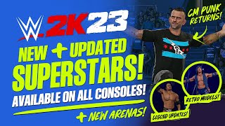 WWE 2K23: 20+ New & Updated Superstars, Arenas, Attires, Legends & Creations!