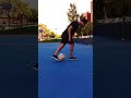 Easy beginner flick up tutorial  football freestyle