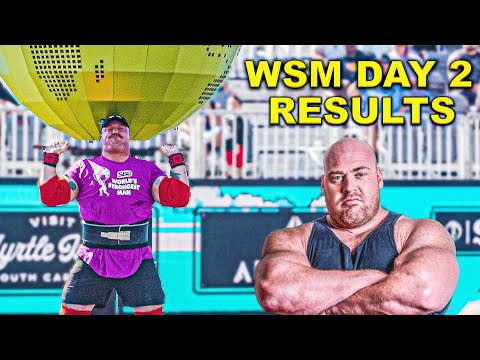 WORLD'S STRONGEST MAN 2024 - DAY 2 RESULTS