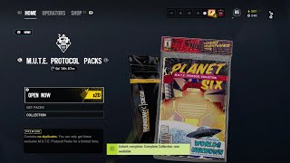 Opening Up Every M.U.T.E Protocol Alpha Pack in Rainbow Six Siege