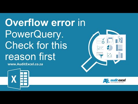 Overflow Error In Powerquery But All Your Numbers Are Small - Youtube