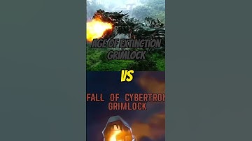 Age of Extinction Grimlock vs Fall of Cybertron Grimlock #trending #transformer #grimlock #shorts
