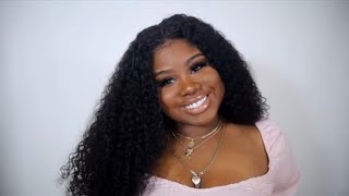 Affordable Kinky Curly Lace Install ! | I LOVEEE this Unit | #Beautyforeverhair