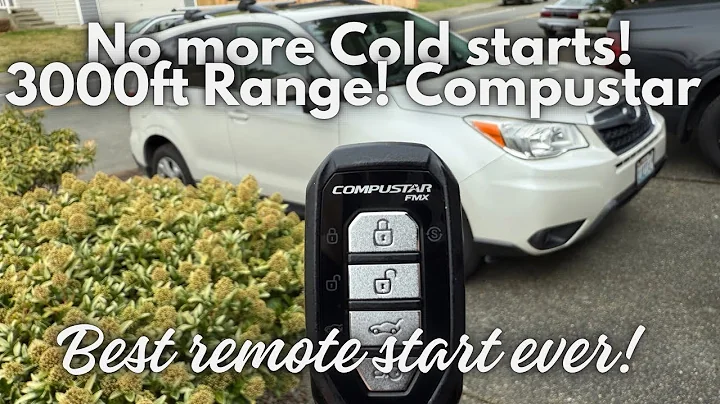 Compustar AUTO START 2015 Subaru Forester review! 3000ft Range! No more cold starts!