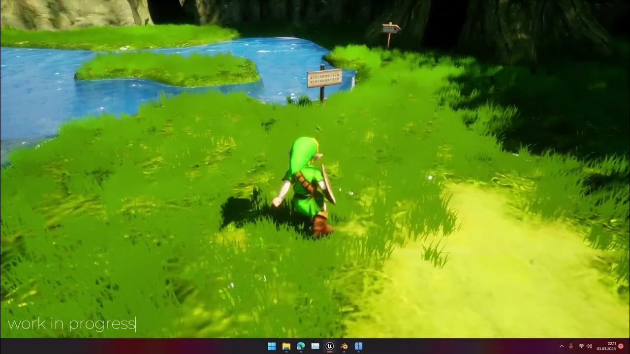 Unreal Engine 5 Zelda Ocarina of Time ZTargeting ue5 zelda YouTube