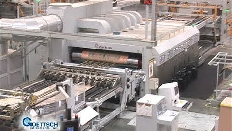 Goettsch Corrugating / Converting Production Line System - Case Study #1