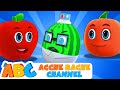 Learn Fruits with Five Cute Fruits in हिंदी | Hindi Nursery Rhymes & Kids Song | Acche Bache Channel